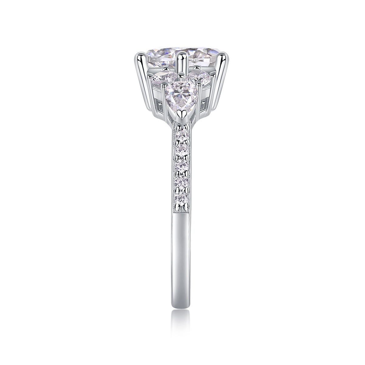 Carissie Ring MF214458 - Silver Side View