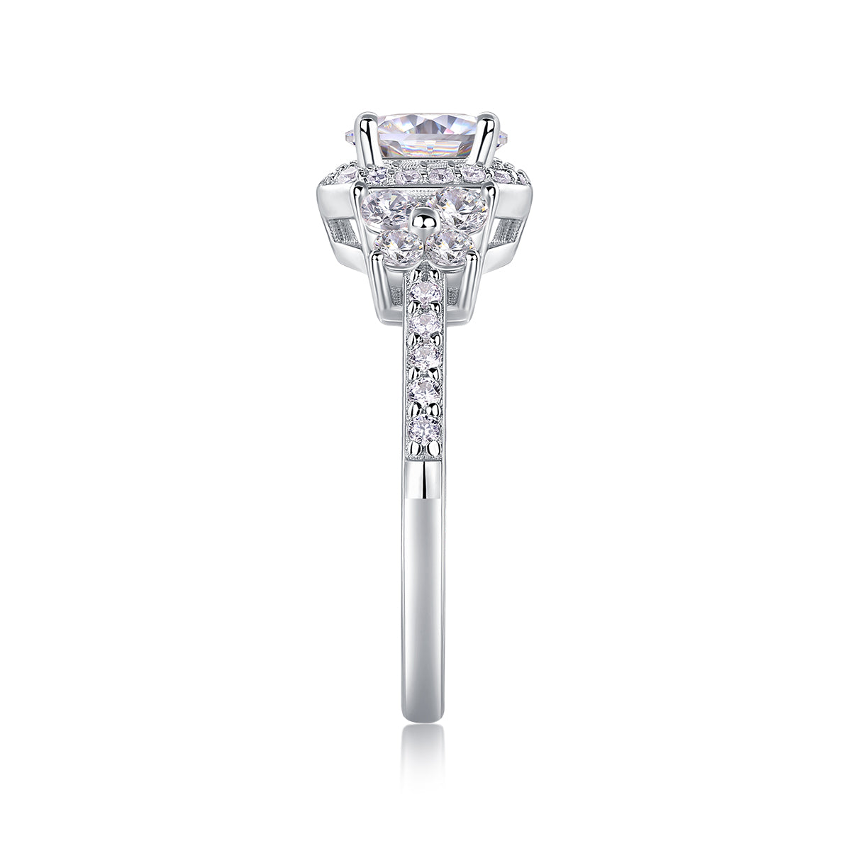 Carissie Ring MF214459 - Silver Side View