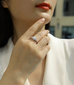 Carissie Ring MF214459 - Silver On Model
