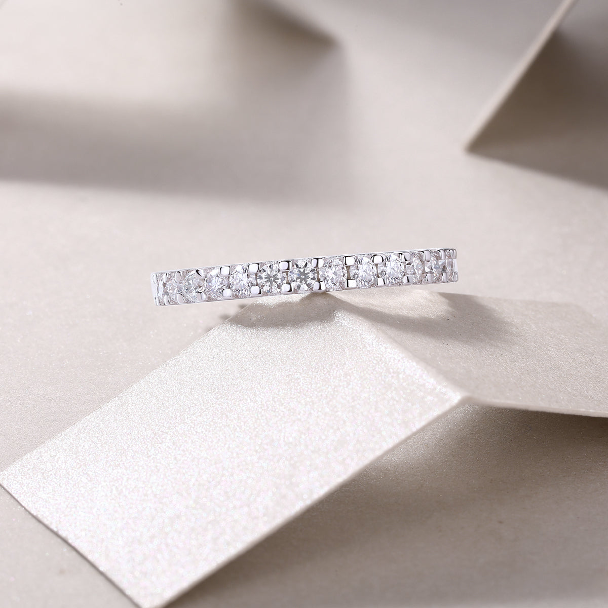 Carissie Ring MF214461 - Silver Angle View