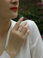 Carissie Ring MF214461 - Silver On Model