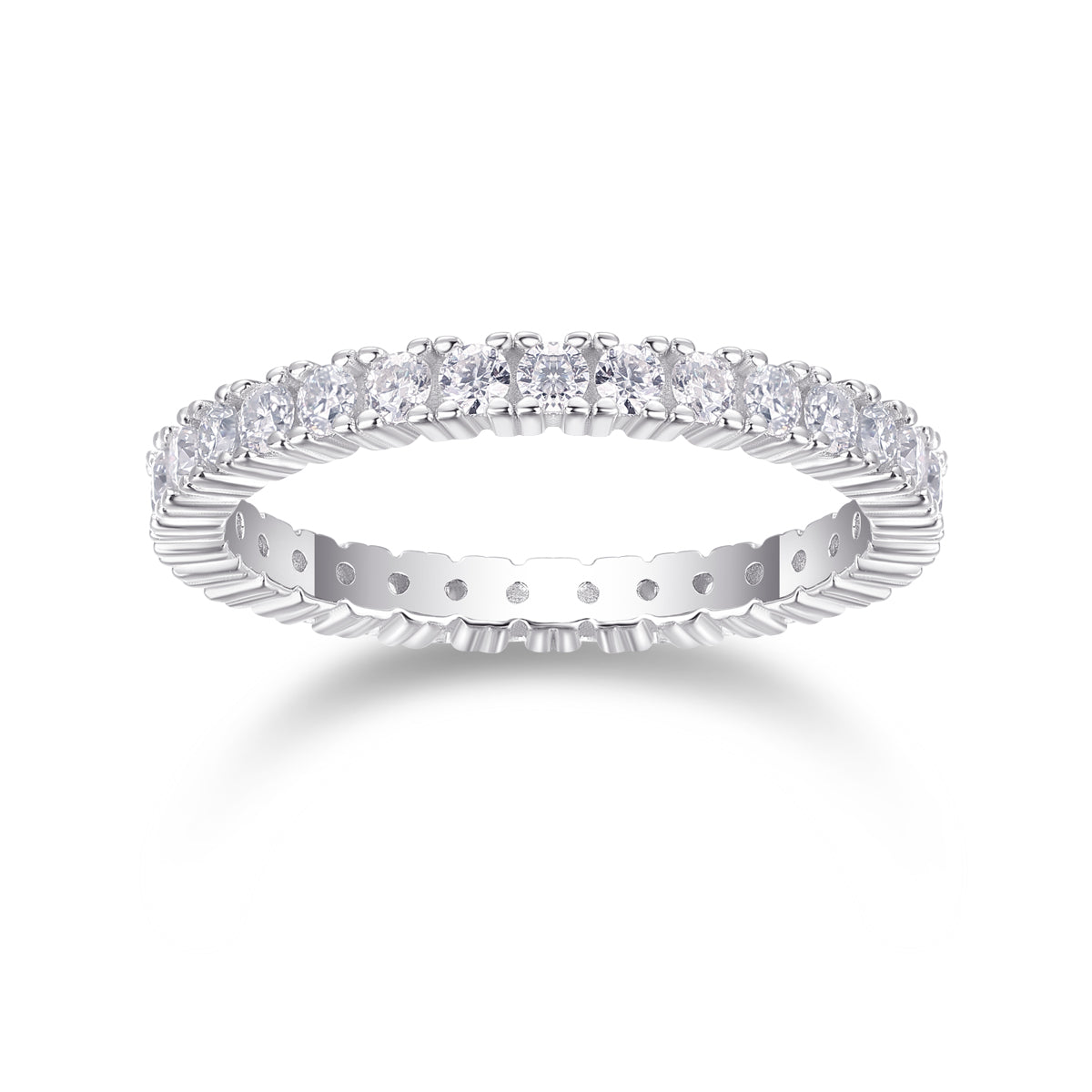 Carissie Ring MF214462 - Silver Angle View