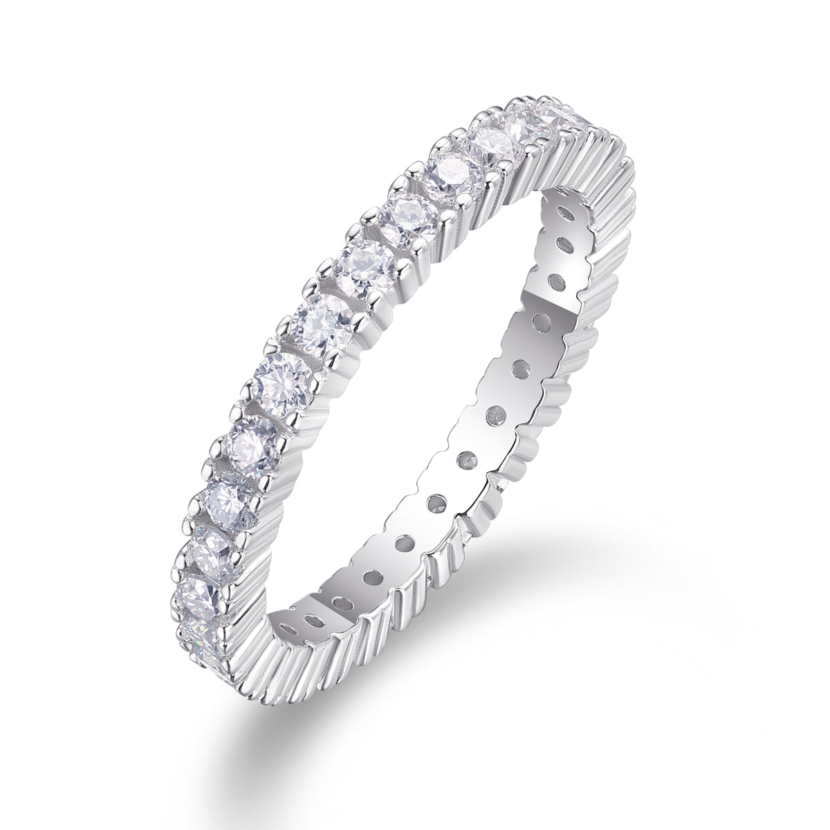 Carissie Ring MF214462 - Silver Angle View