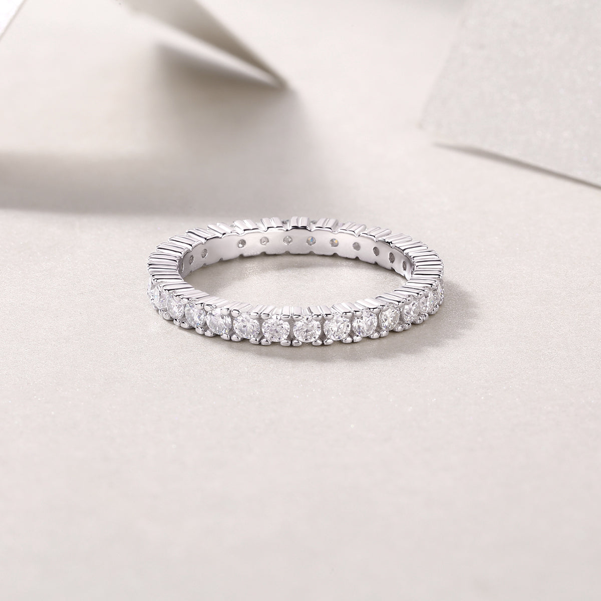 Carissie Ring MF214462 - Silver Angle View
