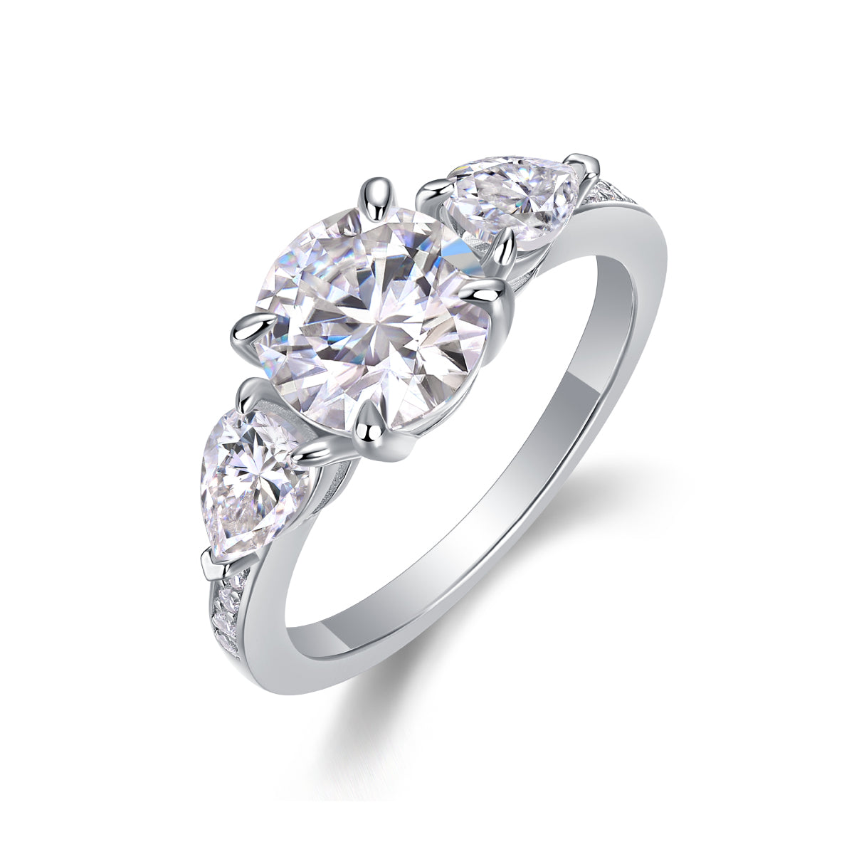 Carissie Ring MF214464 - Silver Angle View