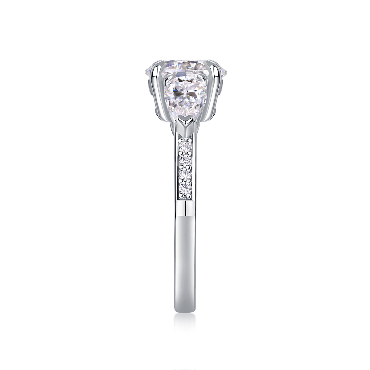 Carissie Ring MF214464 - Silver Side View