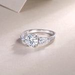 Carissie Ring MF214464 - Silver Angle View