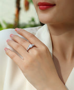 Carissie Ring MF214464 - Silver On Model