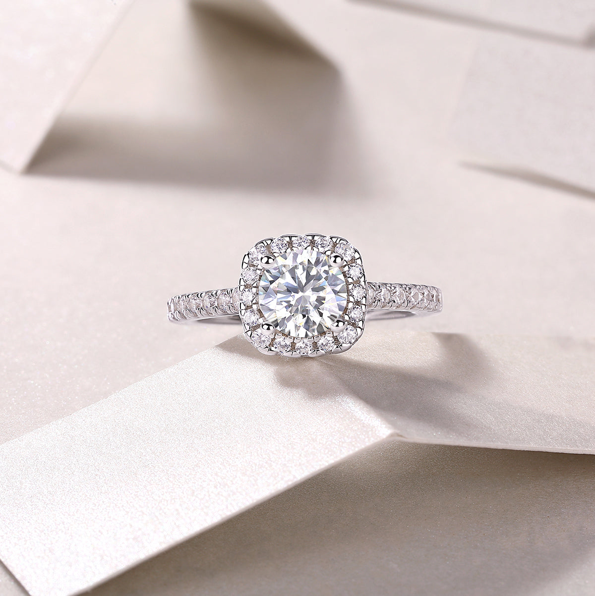 Carissie Ring MF214465 - Silver Angle View