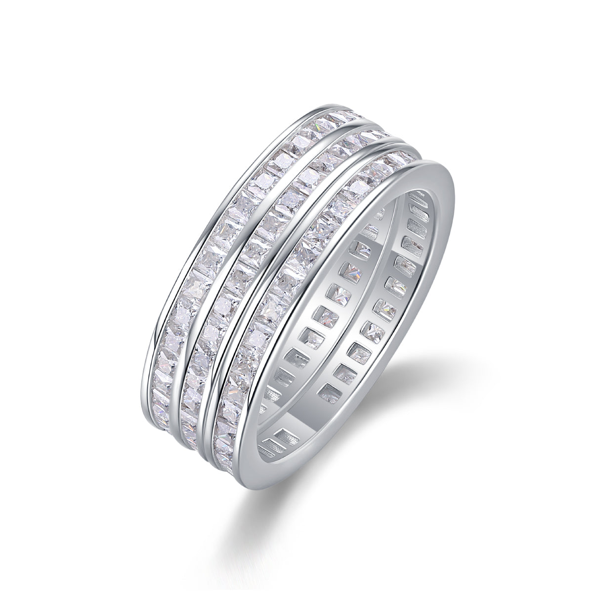 Carissie Ring MF214466 - Silver Angle View