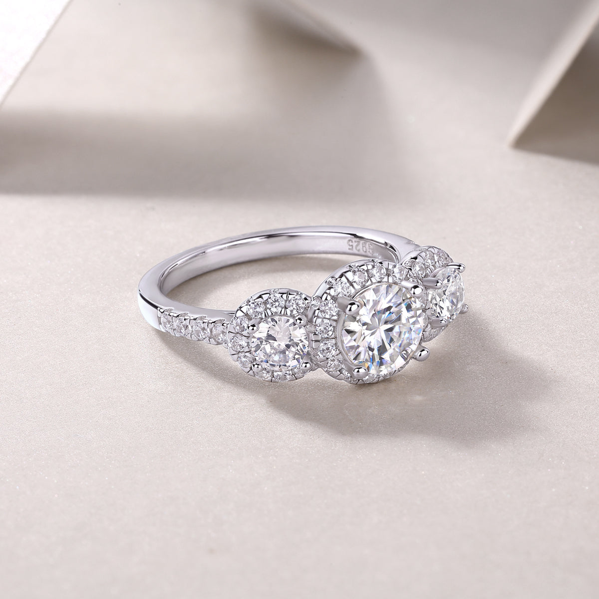 Carissie Ring MF214474 - Silver Angle View