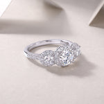 Carissie Ring MF214474 - Silver Angle View