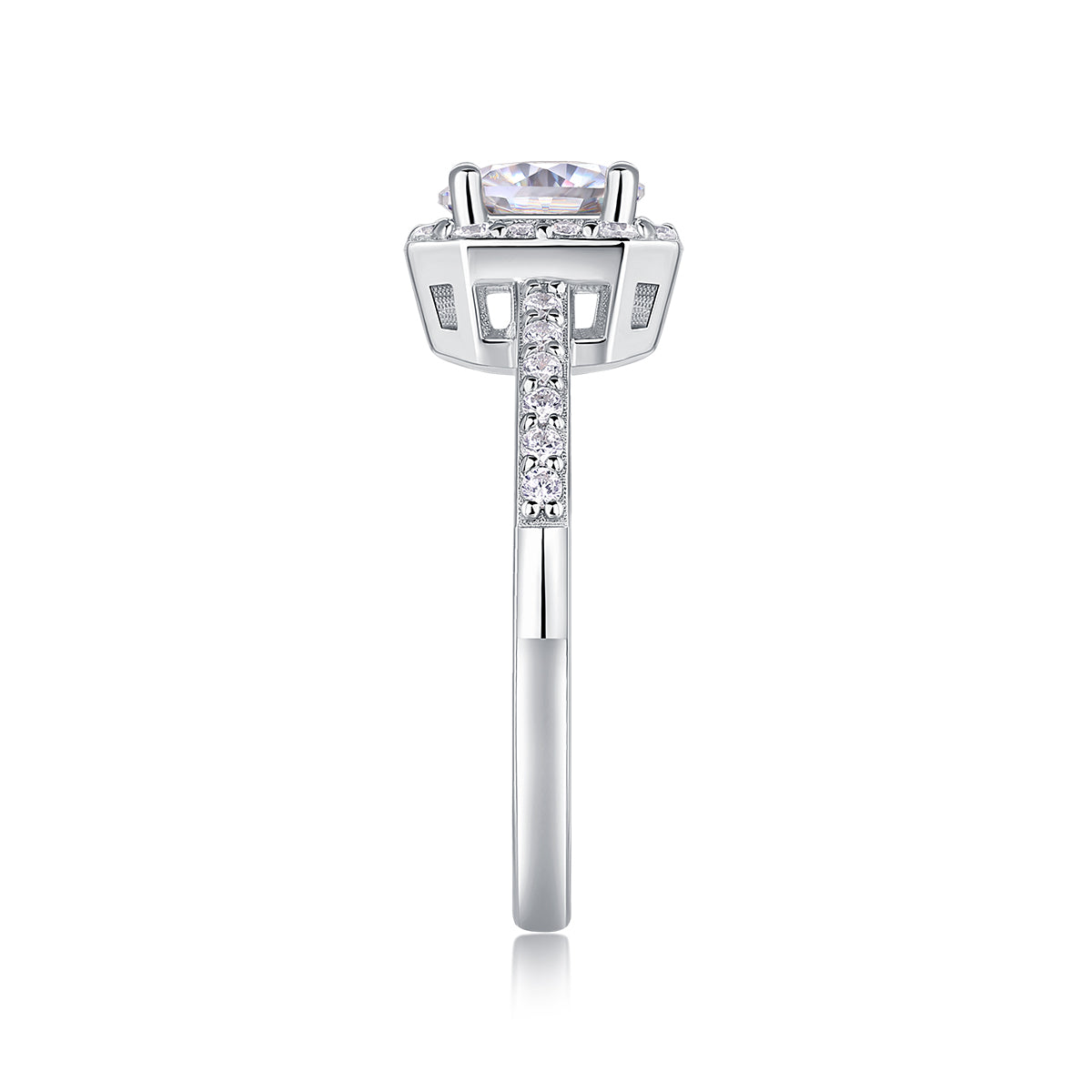 Carissie Ring MF214480 - Silver Side View