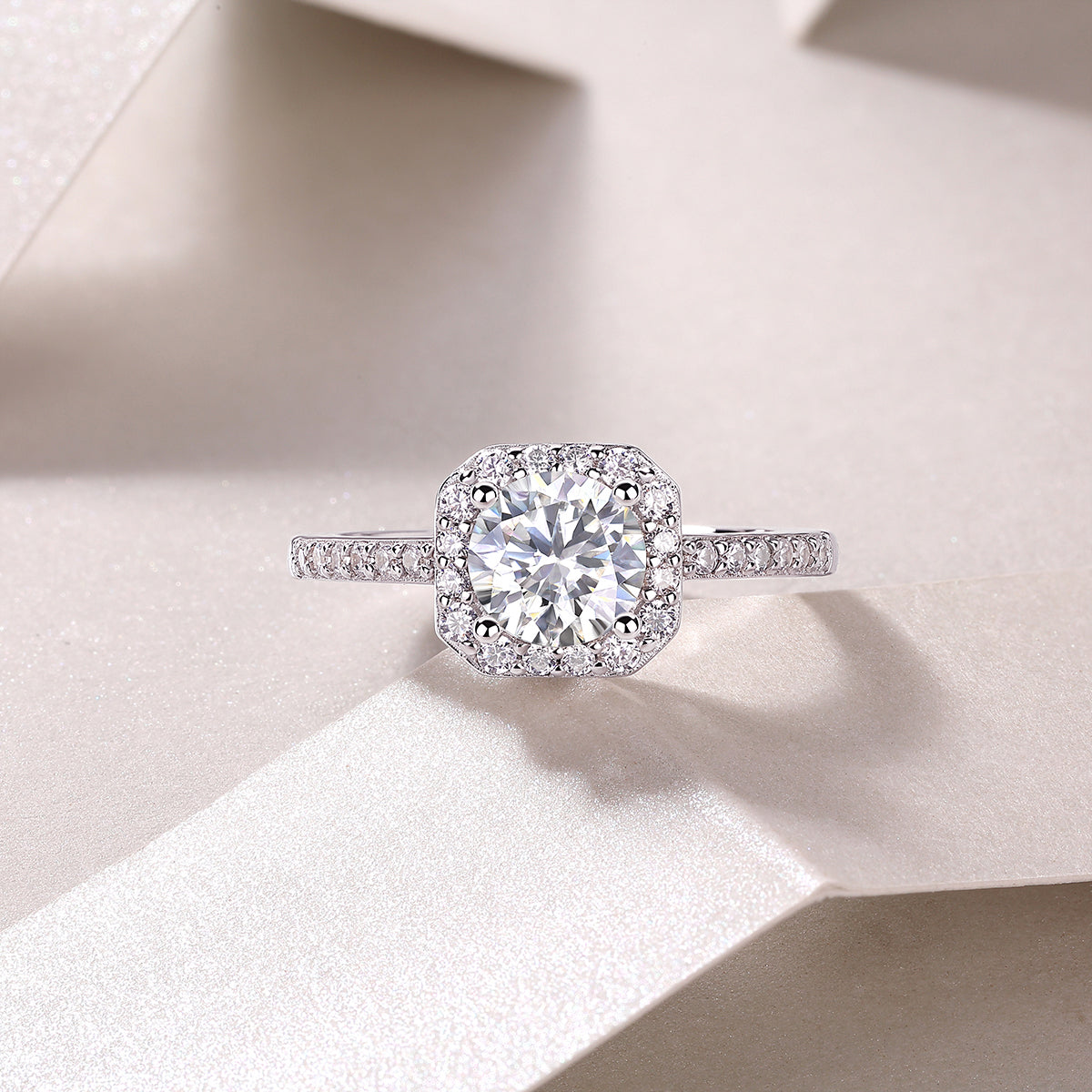 Carissie Ring MF214480 - Silver Angle View