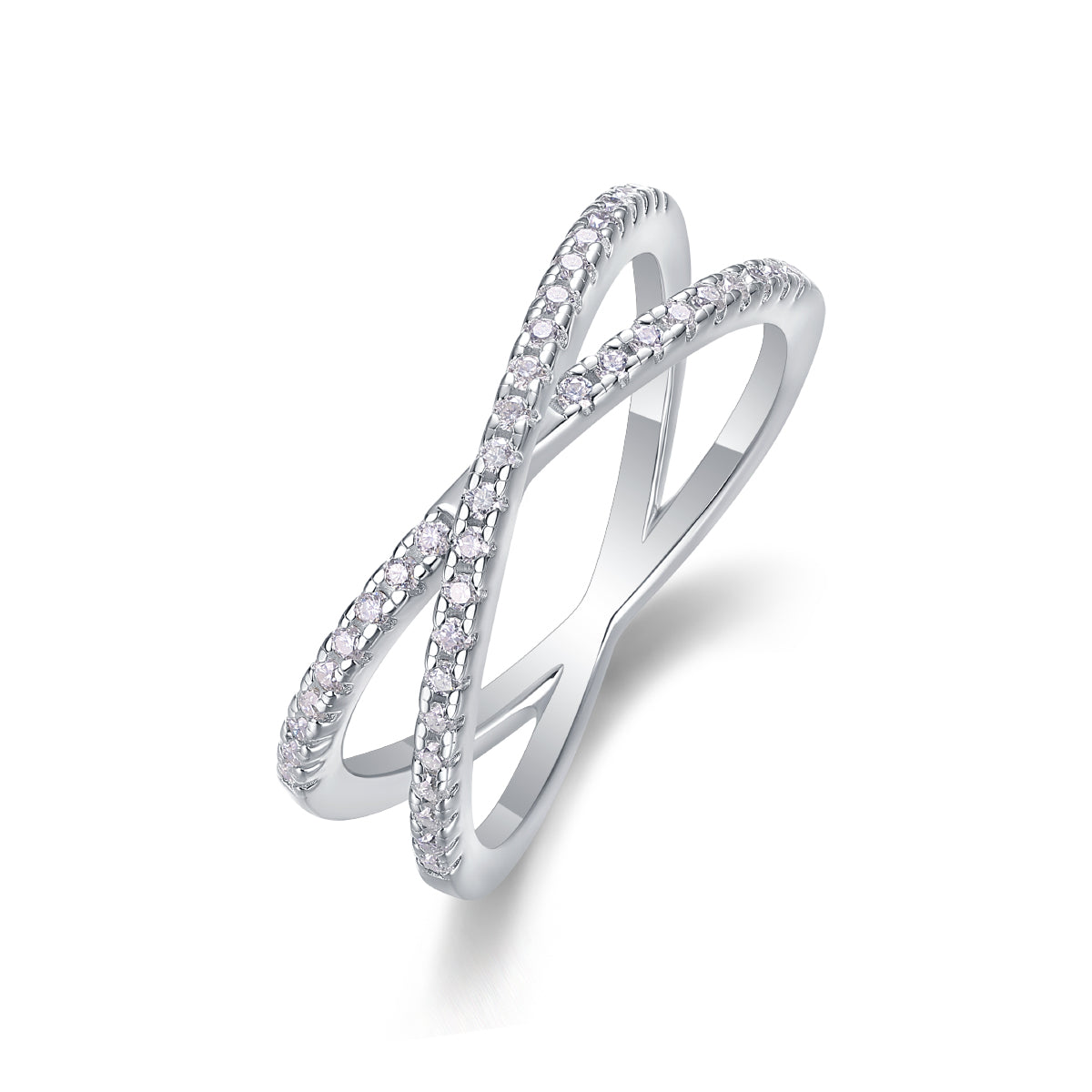 Carissie Ring MF214492 - Silver Angle View