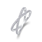 Carissie Ring MF214492 - Silver Angle View