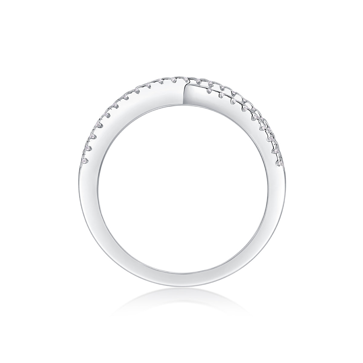 Carissie Ring MF214492 - Silver Side View