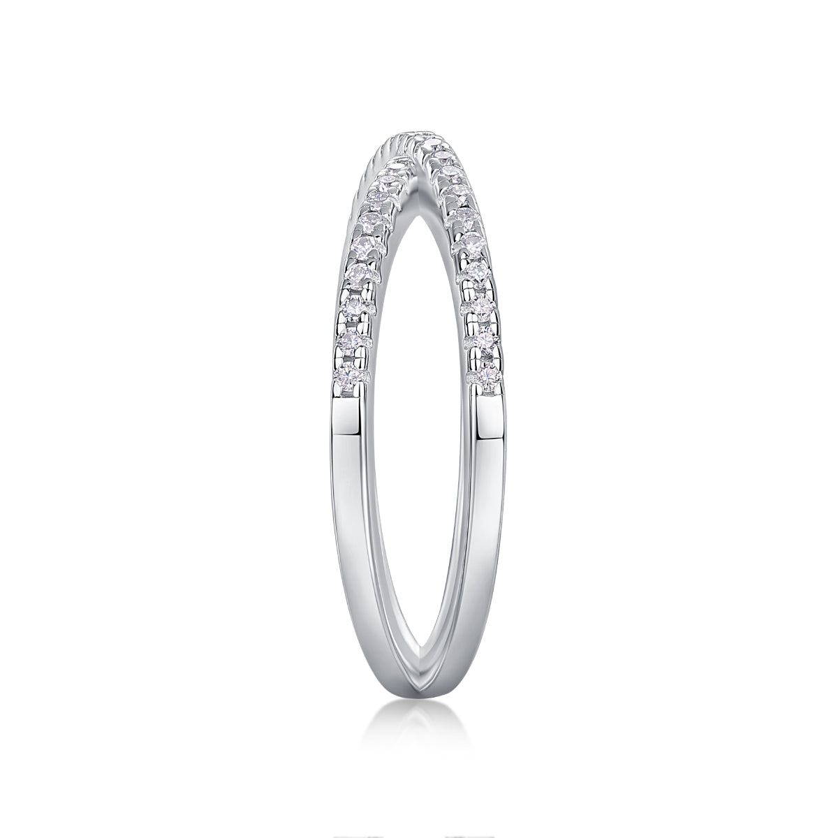 Carissie Ring MF214492 - Silver Side View