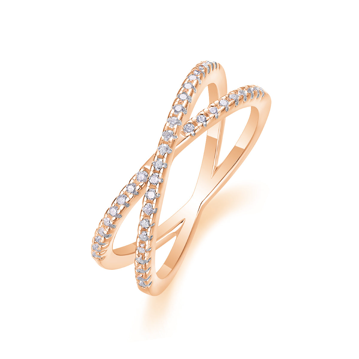 Carissie Ring MF214492 - Rose Gold Angle View