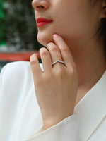 Carissie Ring MF214514 - Silver On Model