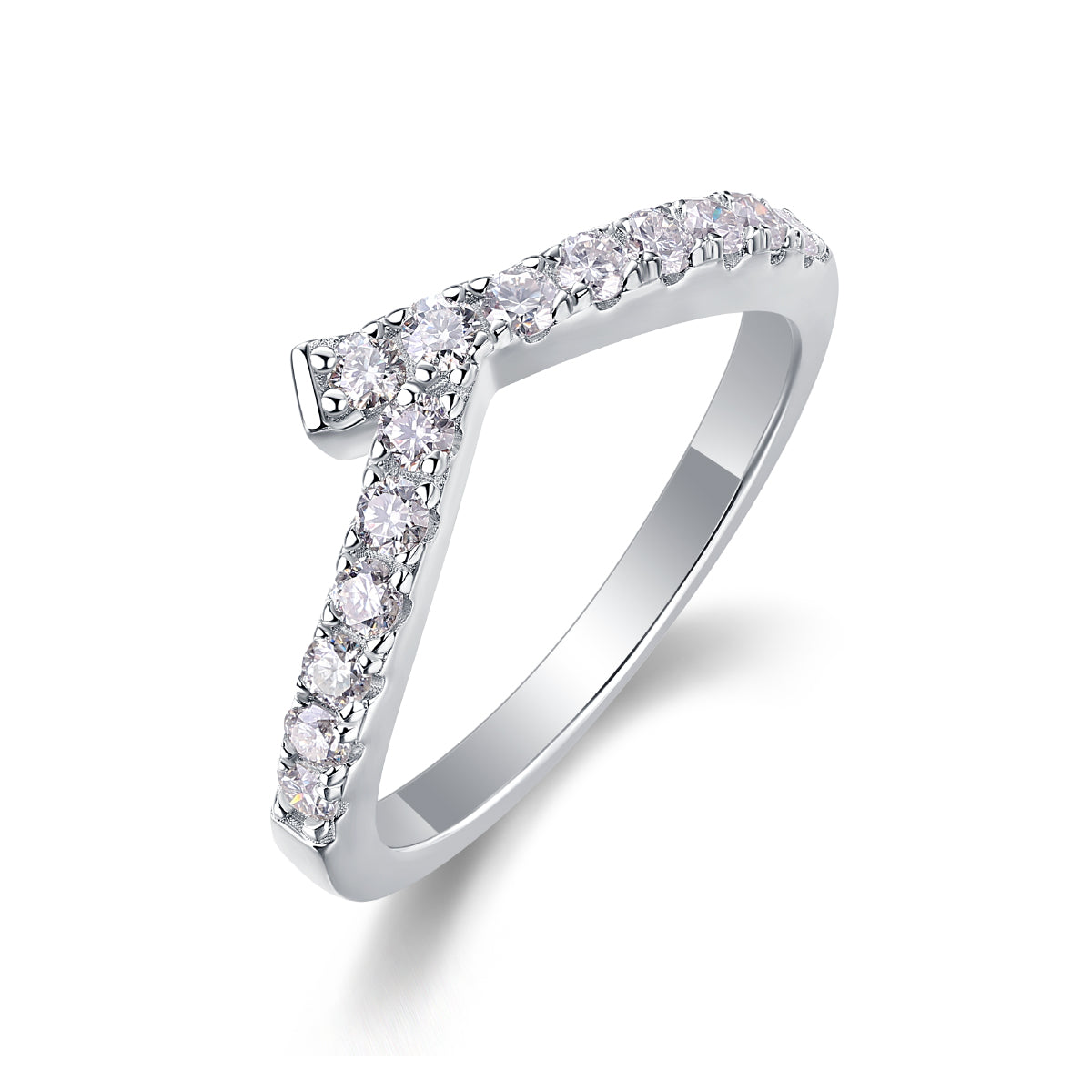 Carissie Ring MF214524 - Silver Angle View