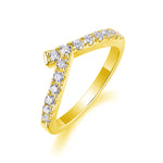 Carissie Ring MF214524 - Yellow Gold Angle View