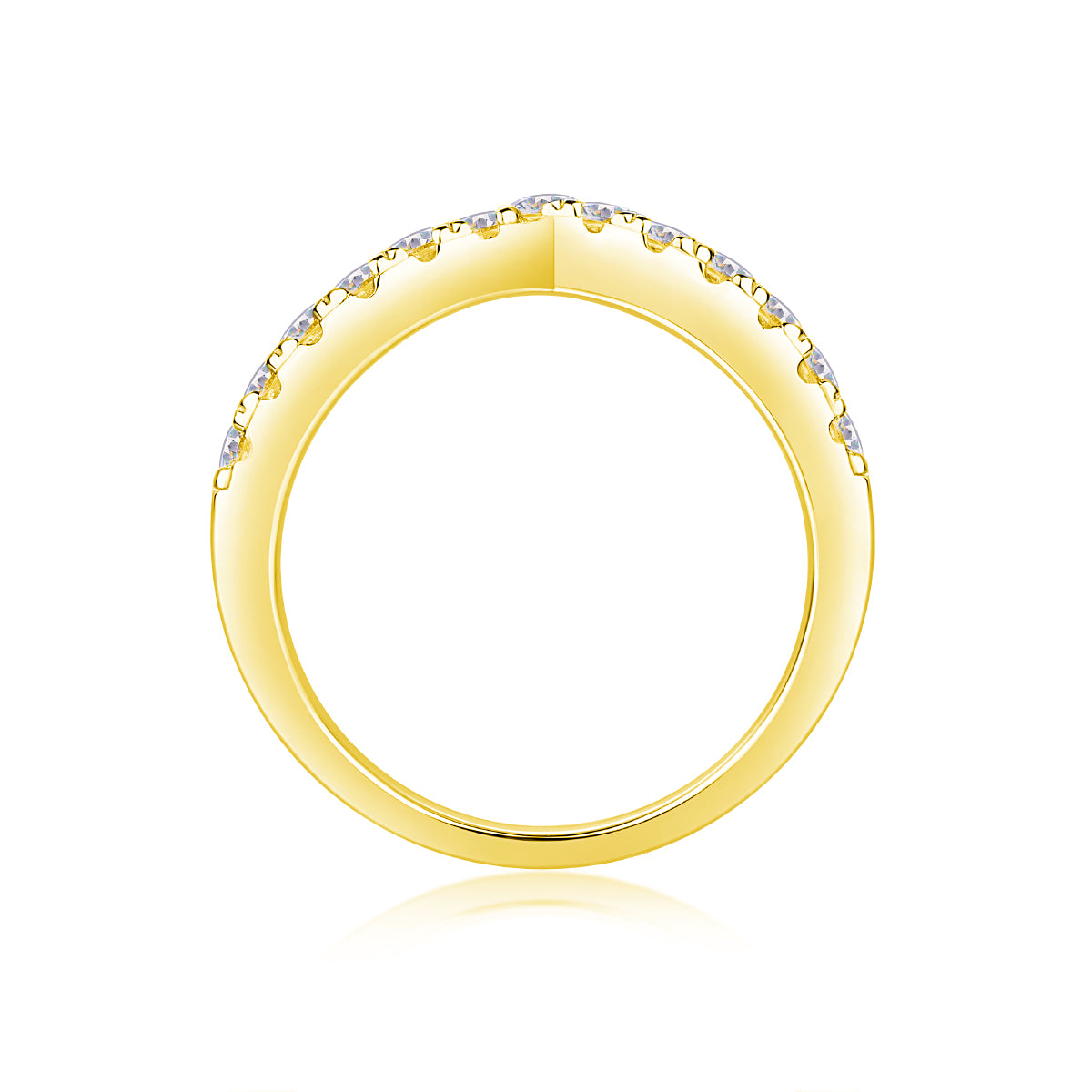 Carissie Ring MF214524 - Yellow Gold Side View