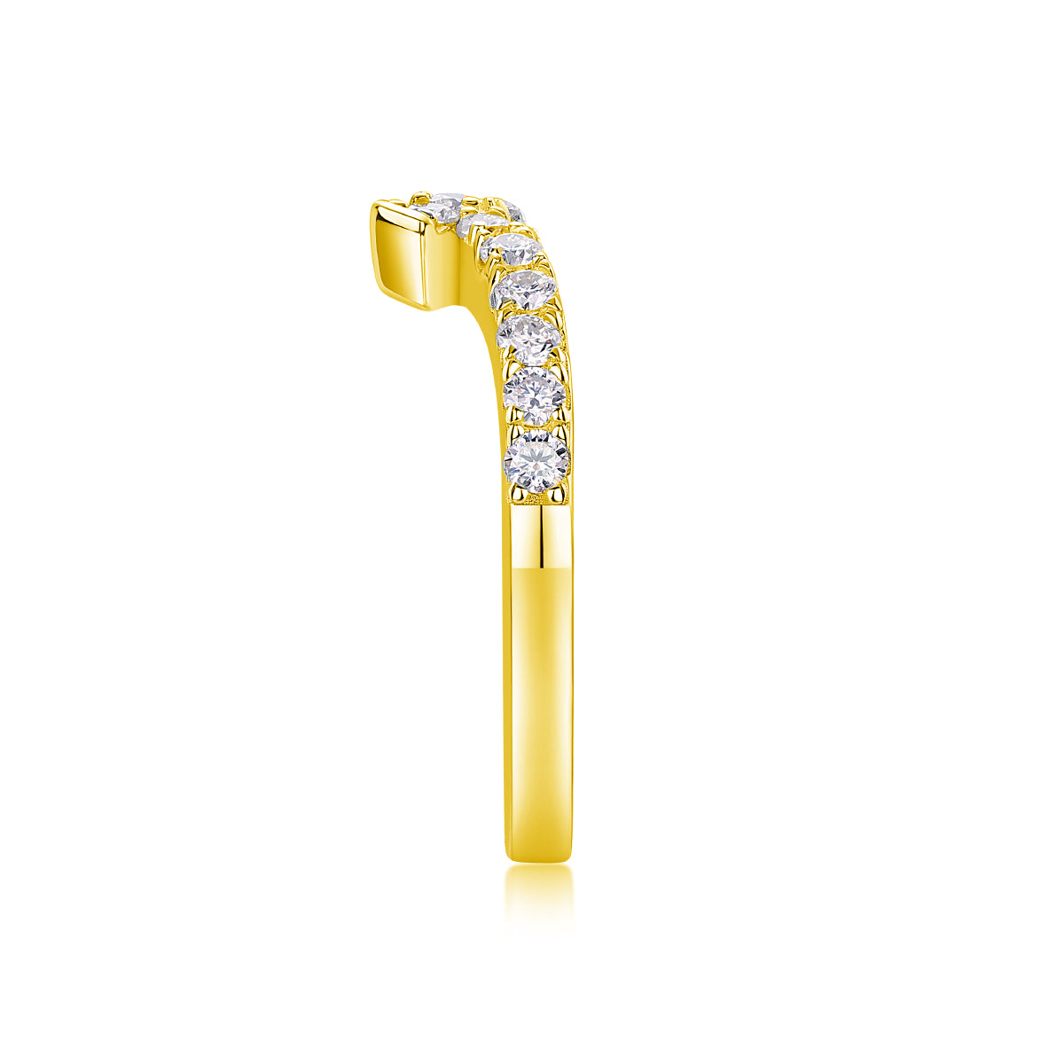 Carissie Ring MF214524 - Yellow Gold Side View