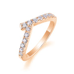 Carissie Ring MF214524 - Rose Gold Angle View