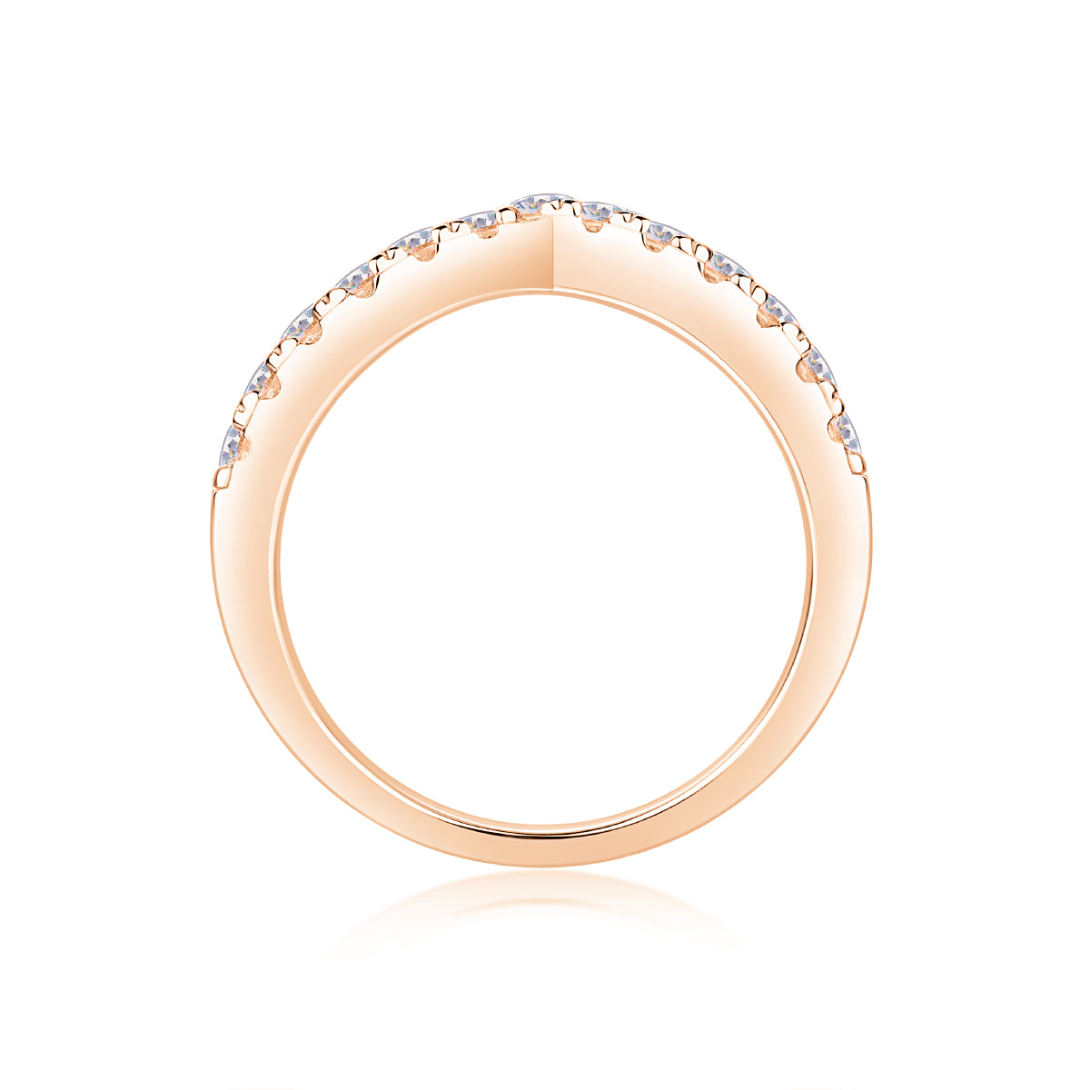 Carissie Ring MF214524 - Rose Gold Side View