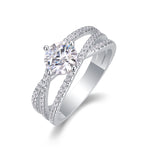 Carissie Ring MF214549 - Silver Angle View