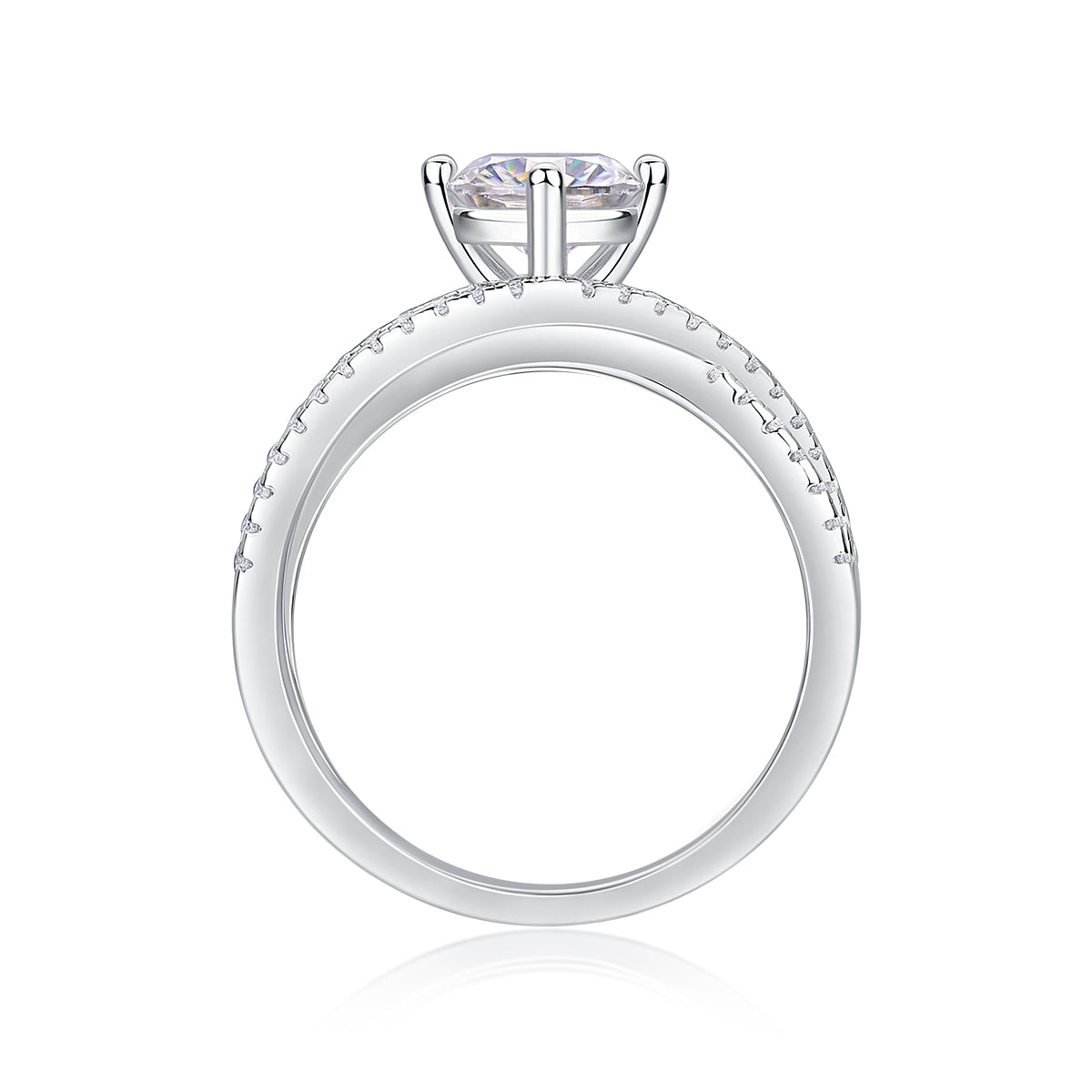 Carissie Ring MF214549 - Silver Side View