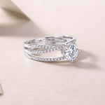 Carissie Ring MF214549 - Silver Angle View