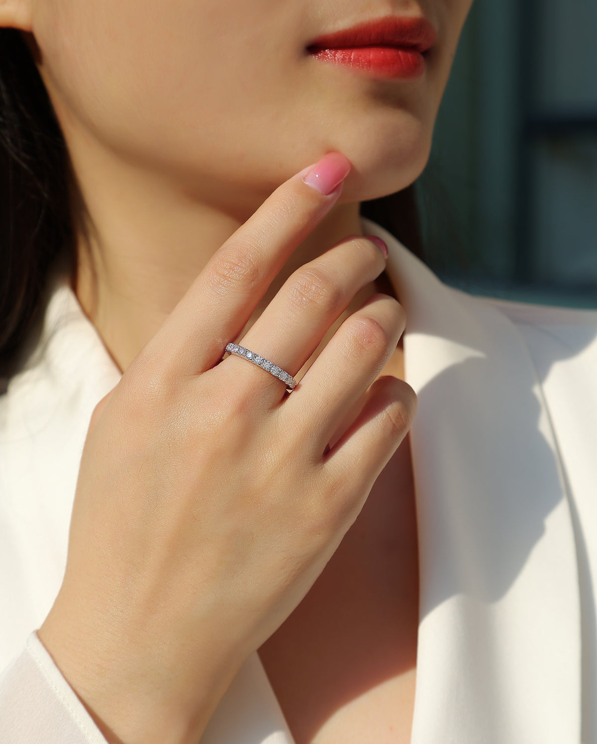 Carissie Ring MF214552 - Silver On Model