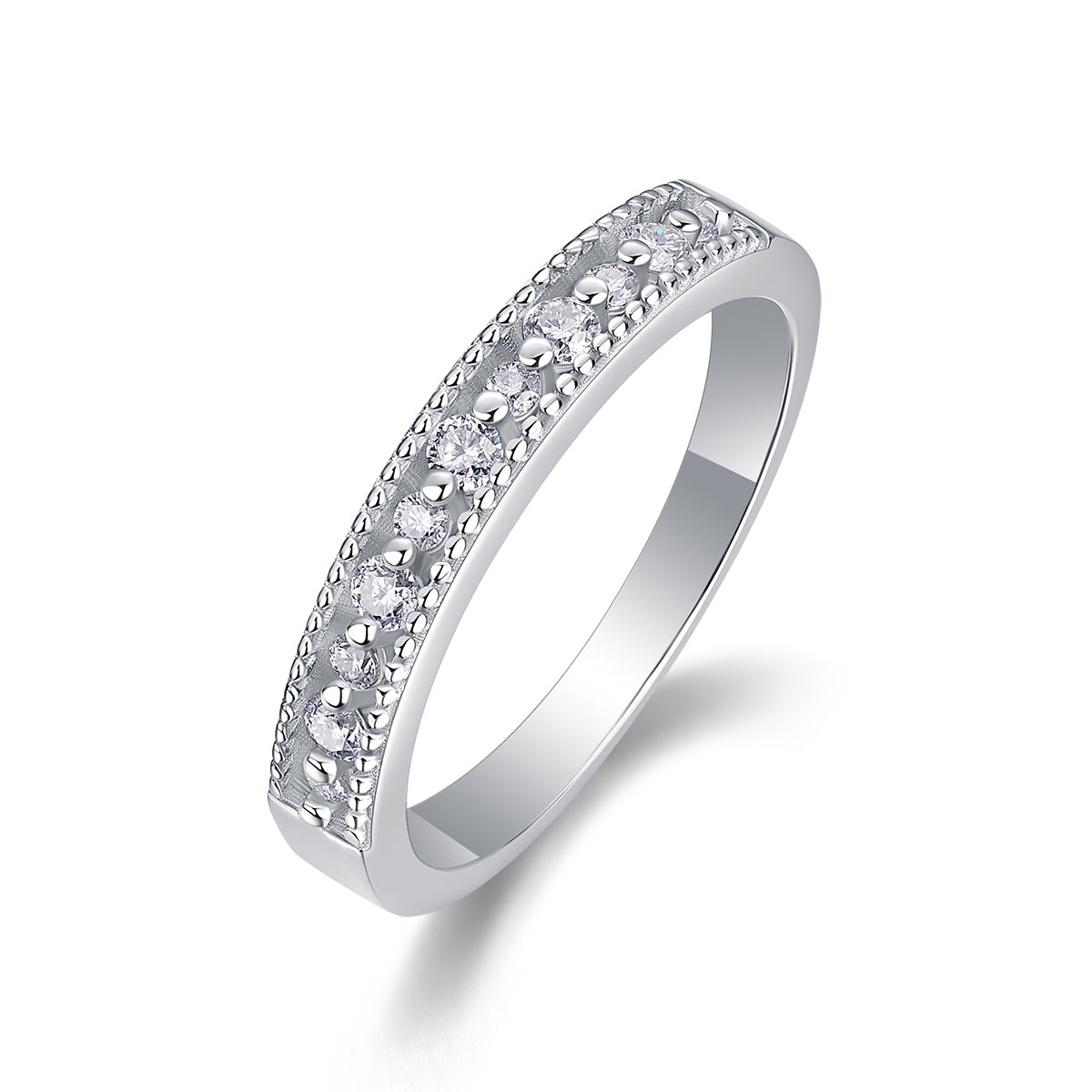 Carissie Ring MF214553 - Silver Angle View