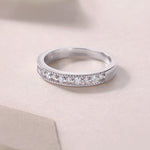 Carissie Ring MF214553 - Silver Angle View