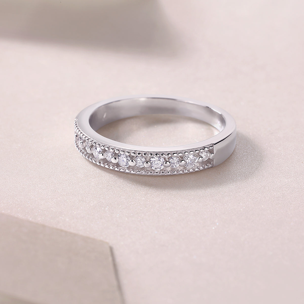 Carissie Ring MF214553 - Silver Angle View