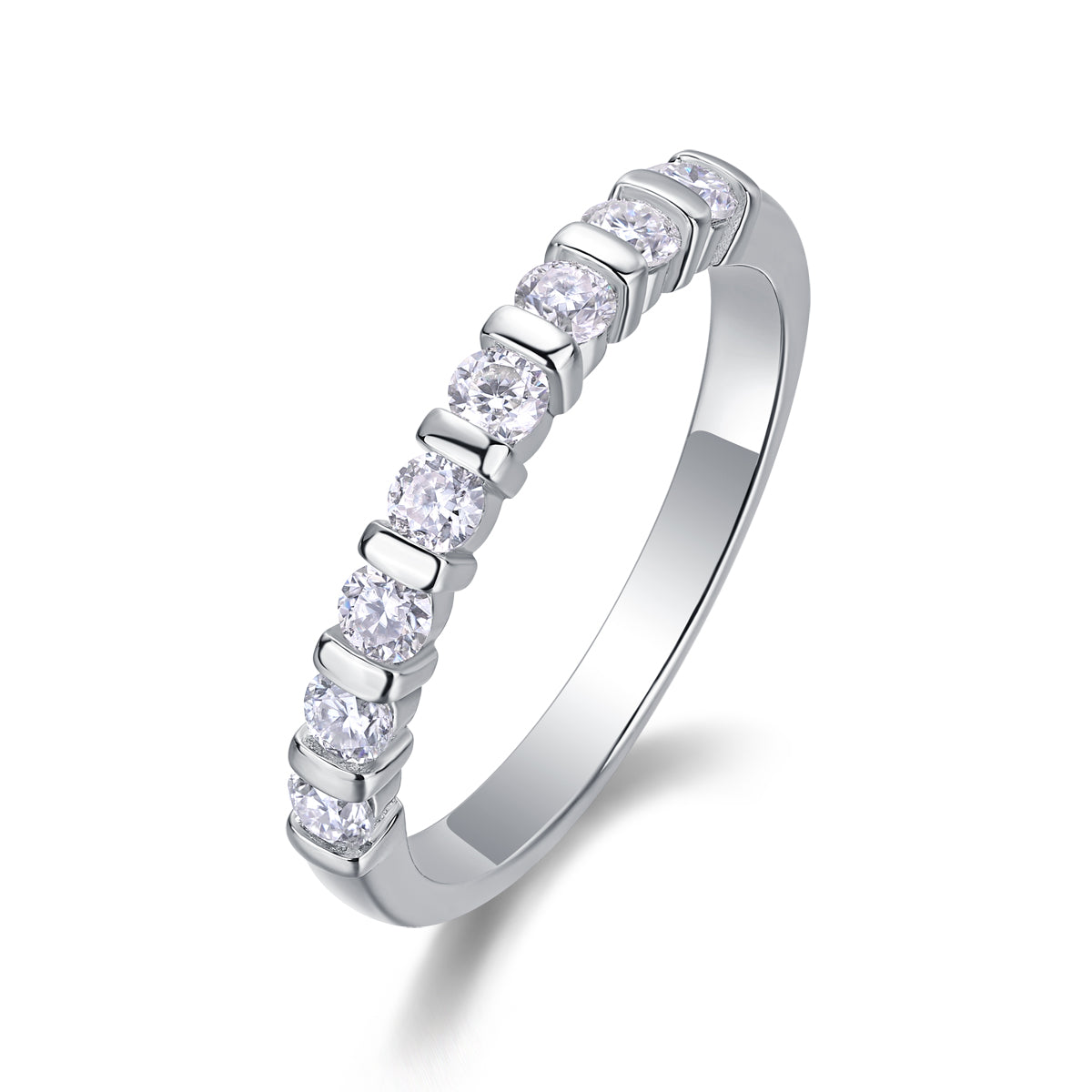 Carissie Ring MF214555 - Silver Angle View
