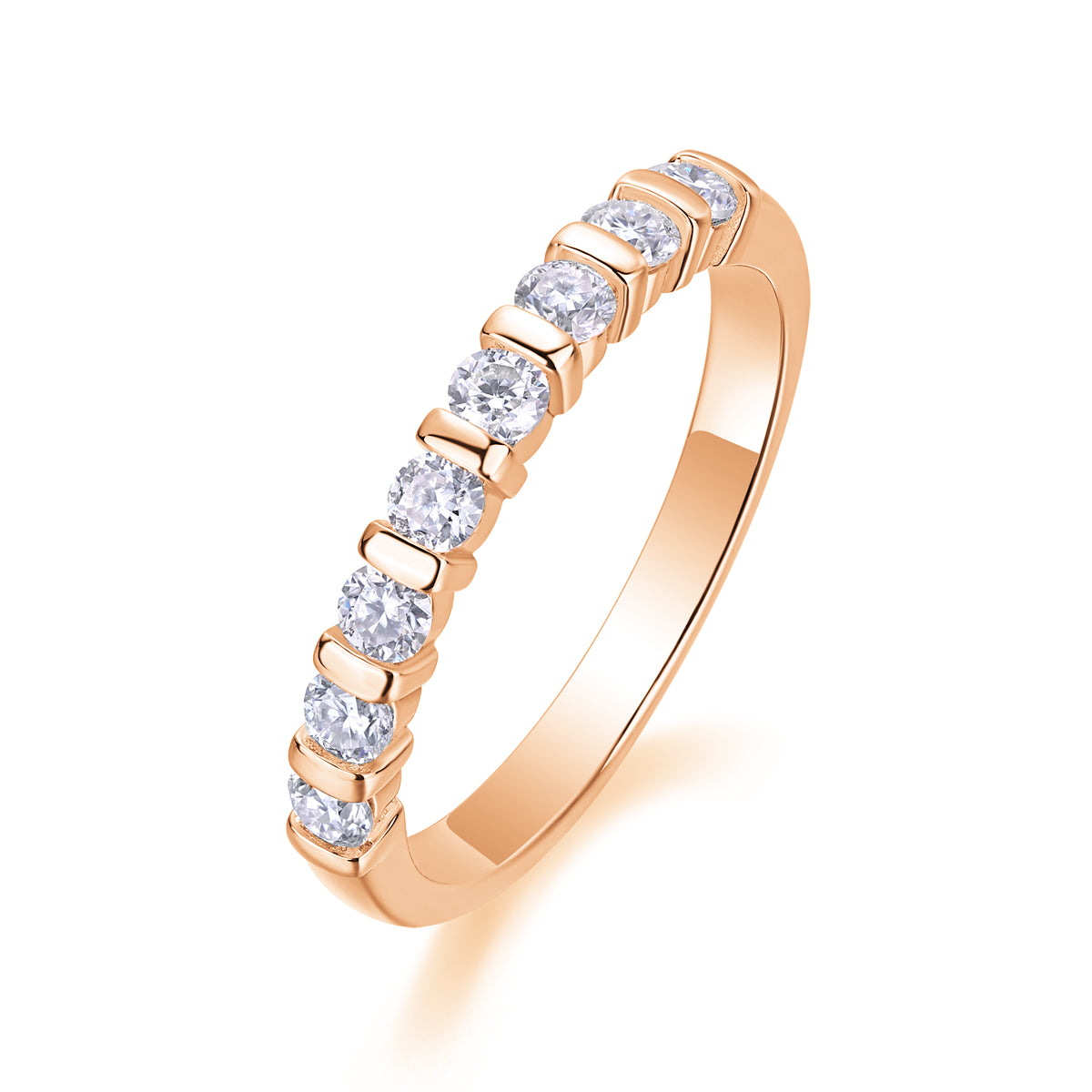 Carissie Ring MF214555 - Rose Gold Angle View