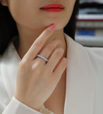 Carissie Ring MF214562 - Silver On Model