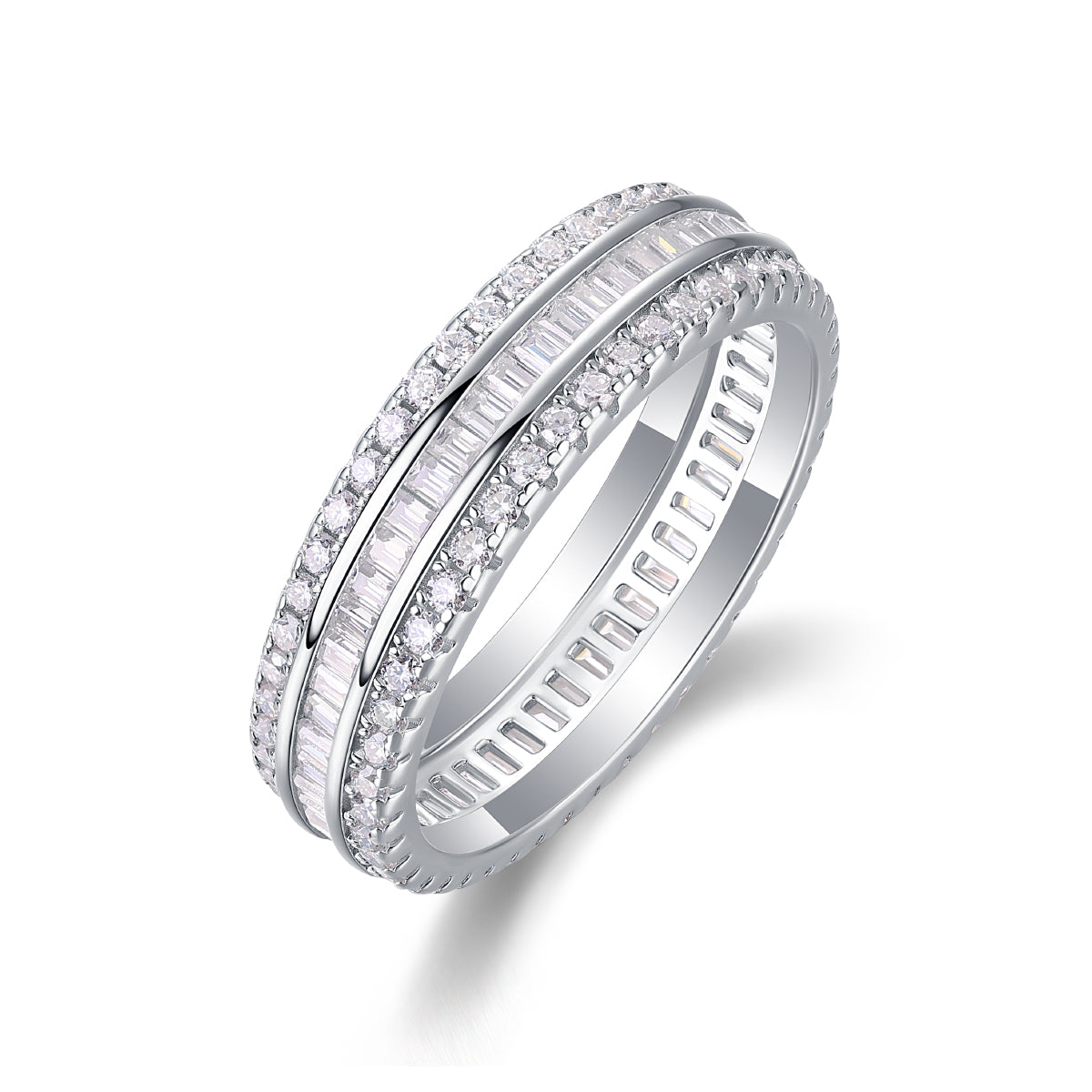 Carissie Ring MF214564 - Silver Angle View