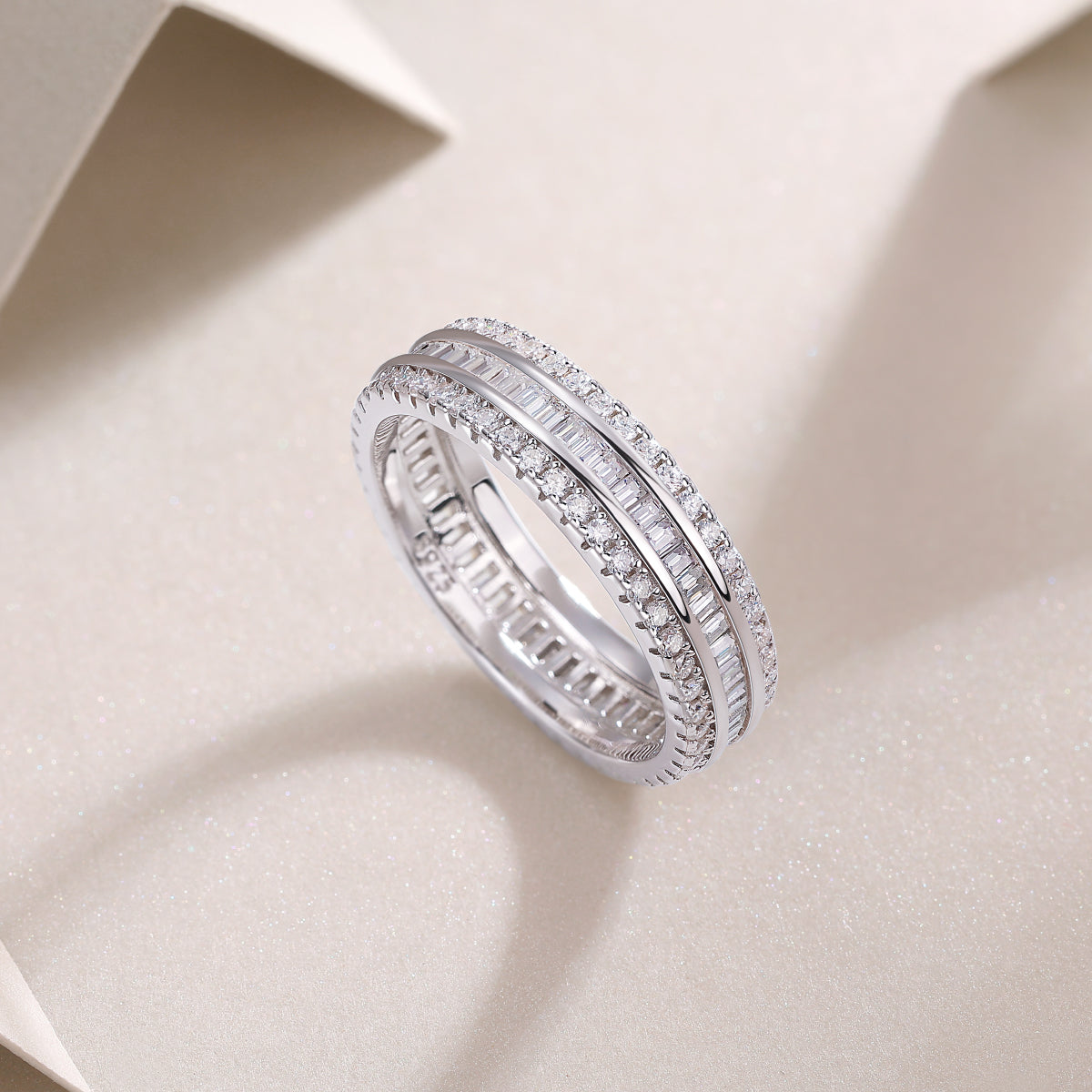 Carissie Ring MF214564 - Silver Angle View
