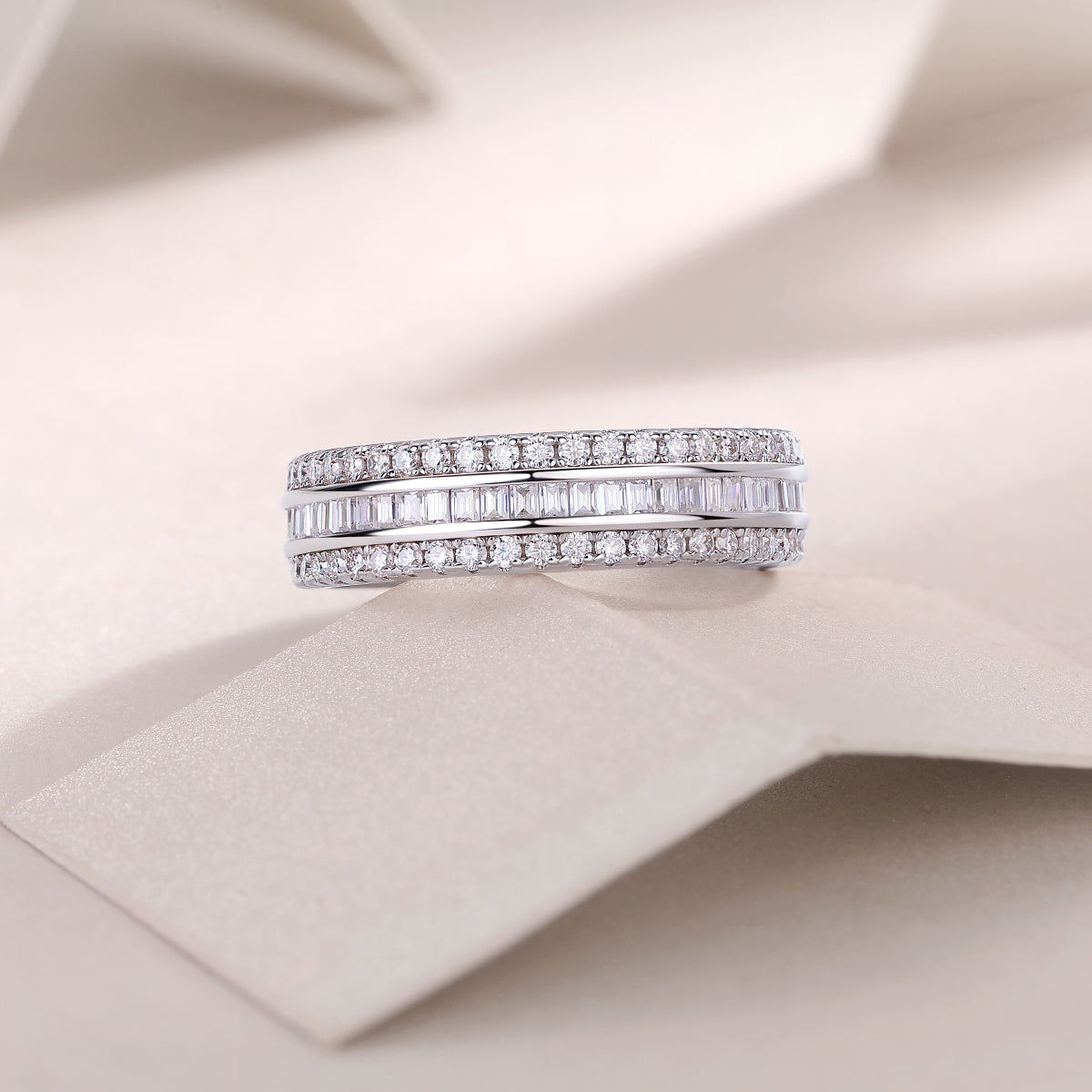 Carissie Ring MF214564 - Silver Angle View