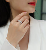 Carissie Ring MF214564 - Silver On Model