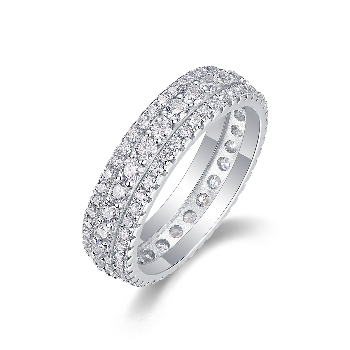 Carissie Ring MF214565 - Silver Angle View