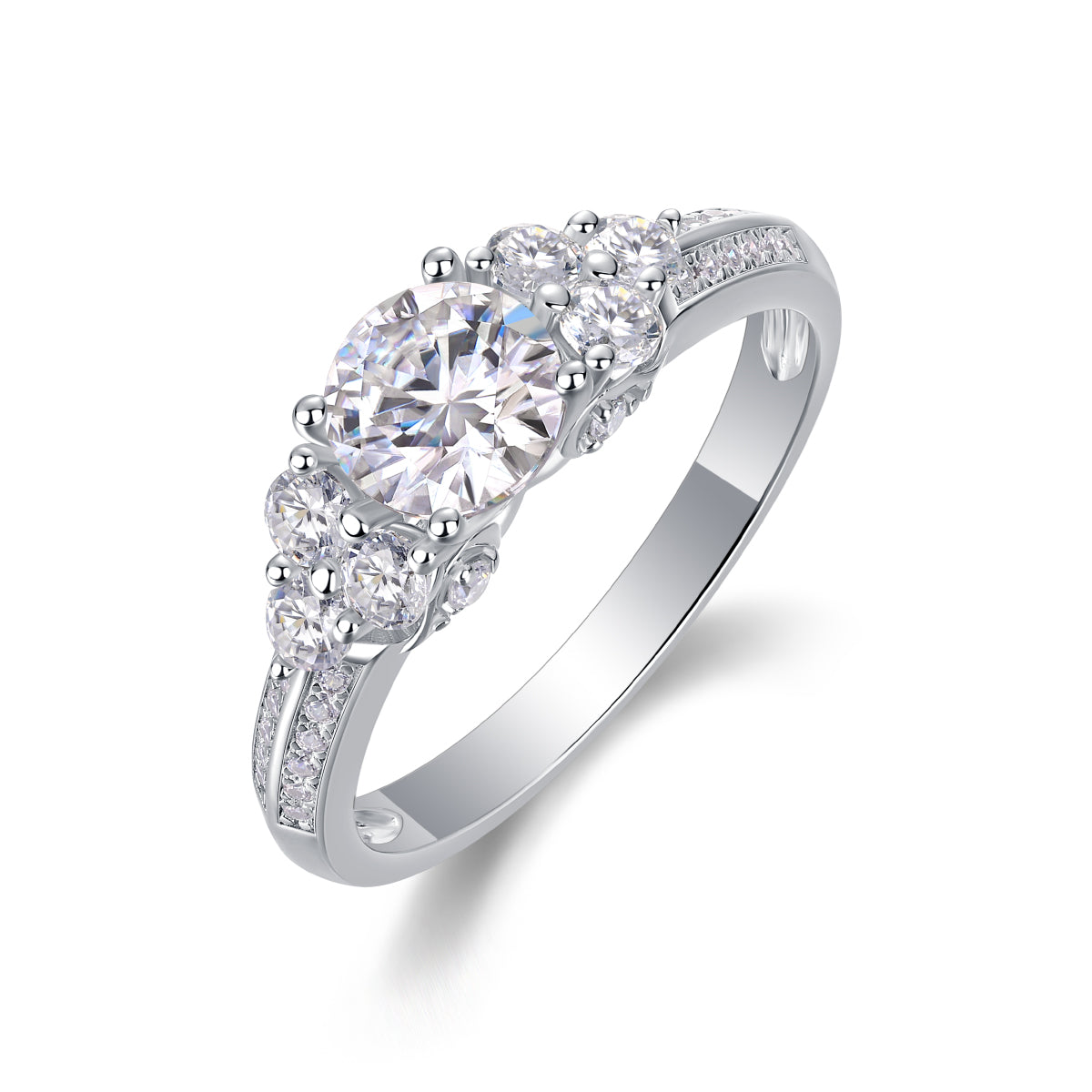 Carissie Ring MF214600 - Silver Angle View
