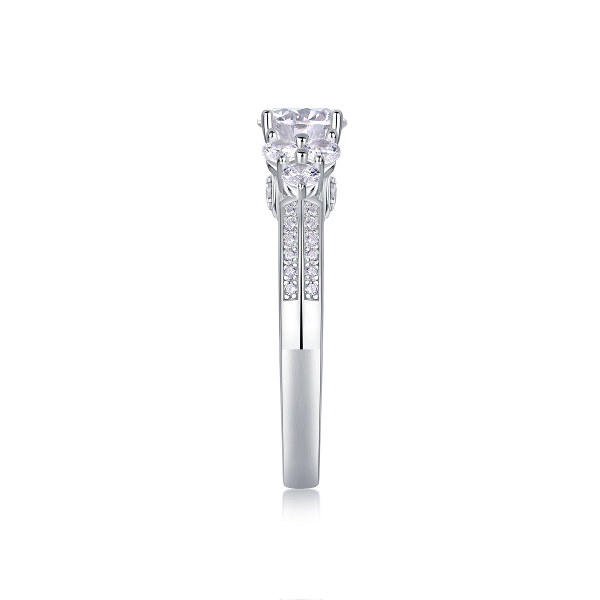 Carissie Ring MF214600 - Silver Side View