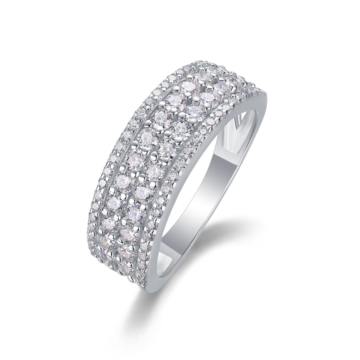 Carissie Ring MF214631 - Silver Angle View