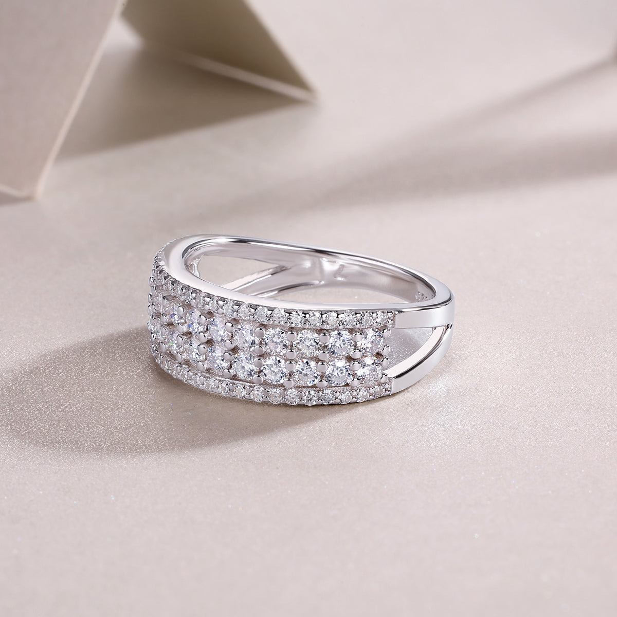 Carissie Ring MF214631 - Silver Angle View