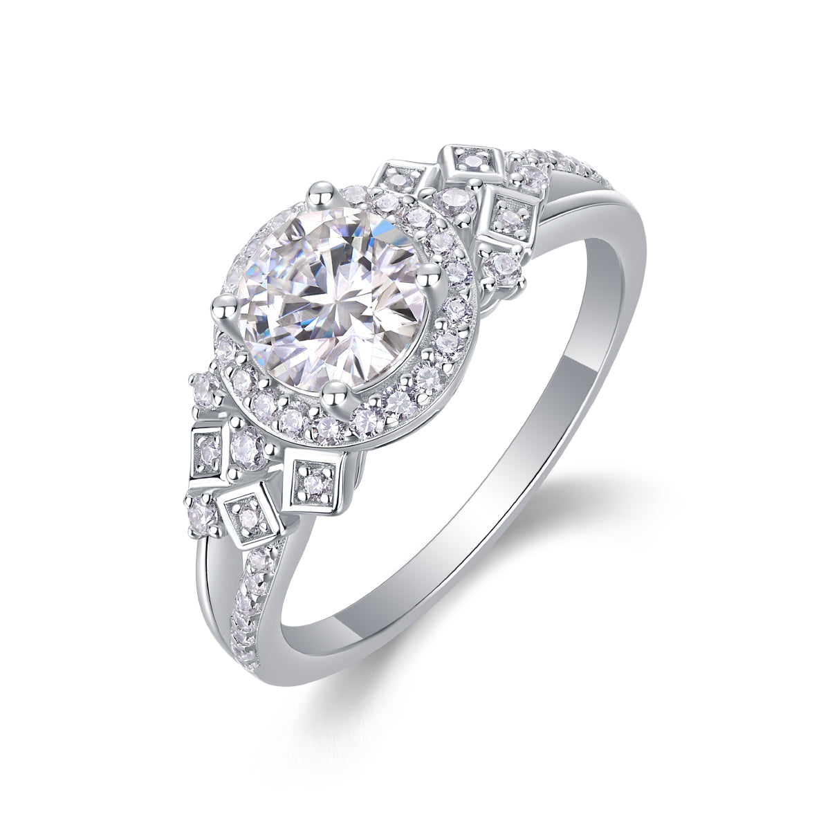Carissie Ring MF214641 - Silver Angle View